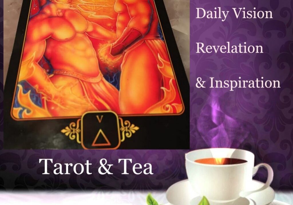 Aggression | Turmoil | Conflict | Tarot & Tea | Five of Fire | Feeling Absolutely Fabulous | Bramble Cottage | Jacqueline Fairbrass | Daily Oracle